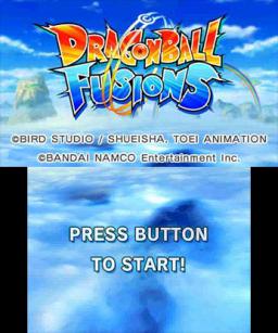 Dragon Ball Fusions Title Screen